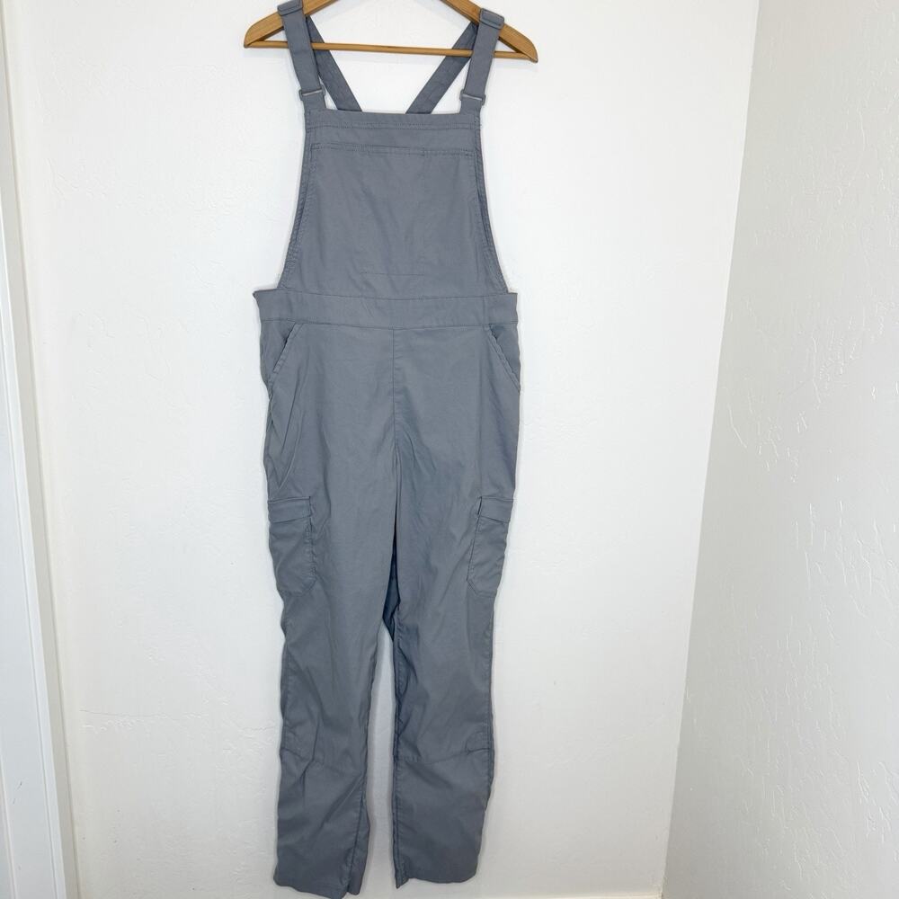 Duluth Dry On The Fly Overalls Womens 12 Gray Pants Utility Cargo